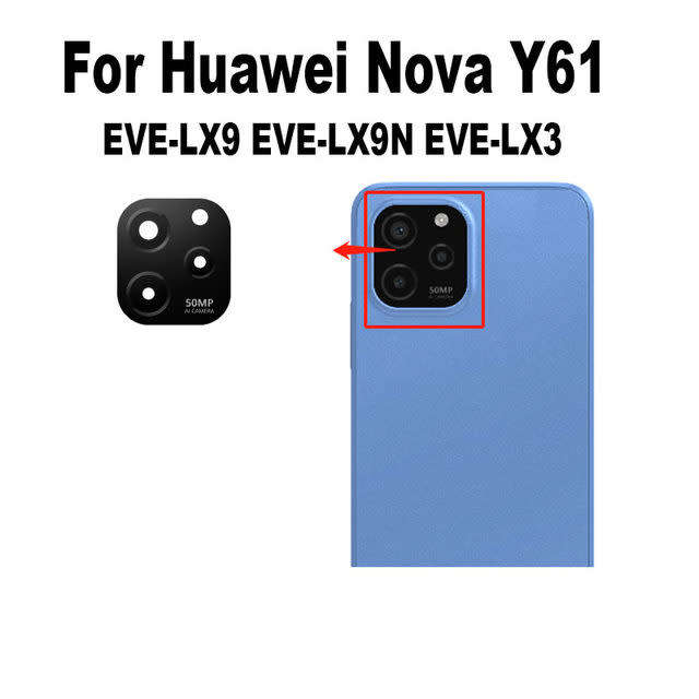 Huawei Nova Y61 Back Camera Glass Replacement (Brand New) (Local Stock)