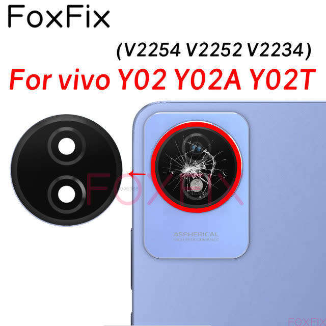 Vivo Y02 Back Camera Glass Replacement - Single Camera Version (Brand New) (Local Stock)