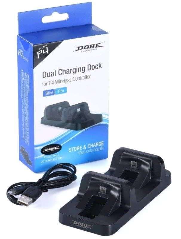 PS4 Controller Dual Charging Dock Dobe Brand (Brand New) (Local Stock)