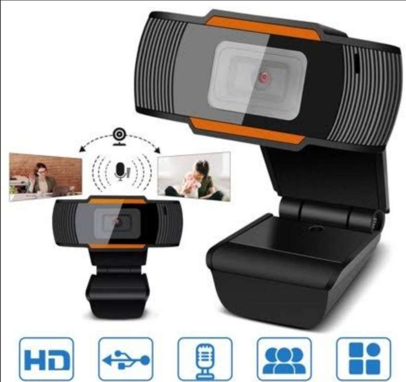 Webcam HD for Laptop Desktop with built-in Microphone (Brand New) (Local Stock)