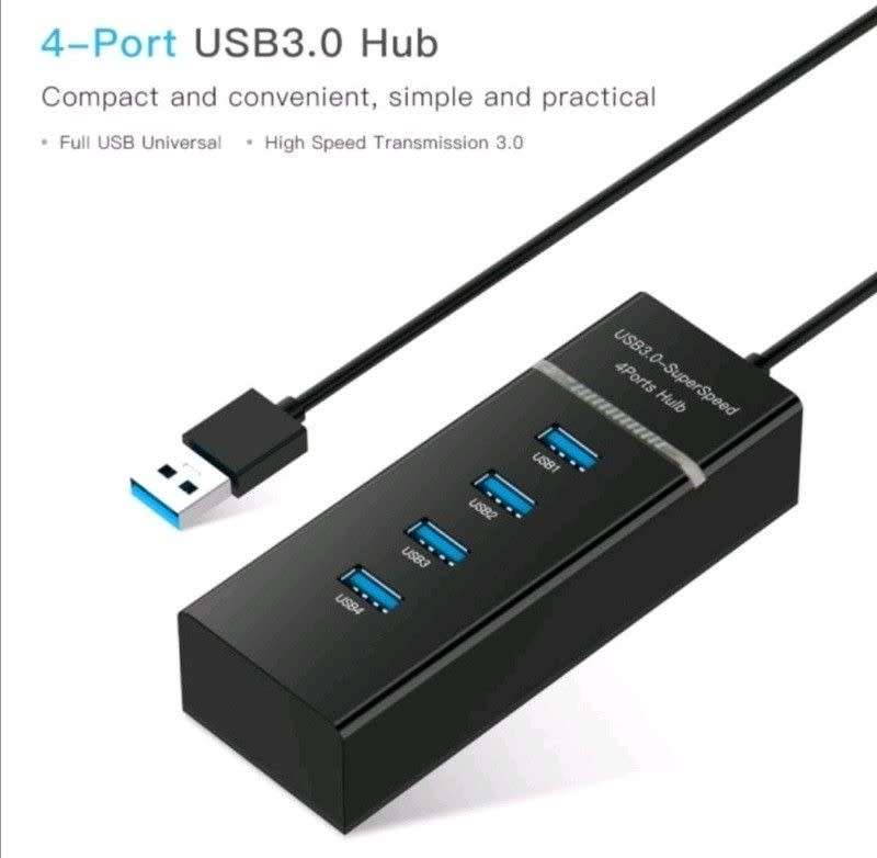 PS4 USB Hub 4 Port USB 3.0 (Local Stock) (Brand New)