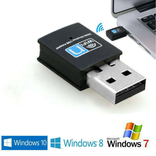 Mini Portable Wireless USB 300Mbps WiFi Receiver Adapter (Local Stock) (Auction Item)