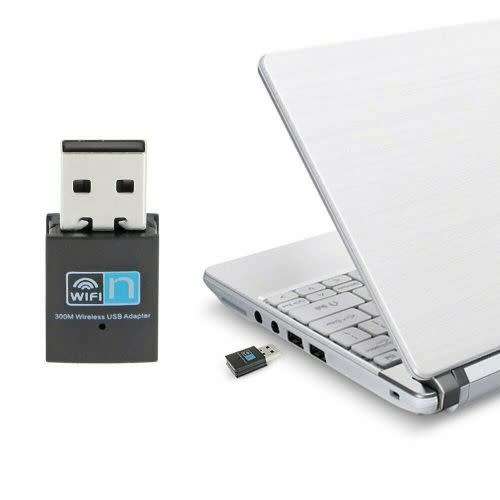 Mini Portable Wireless USB 300Mbps WiFi Receiver Adapter (Local Stock) (Auction Item)