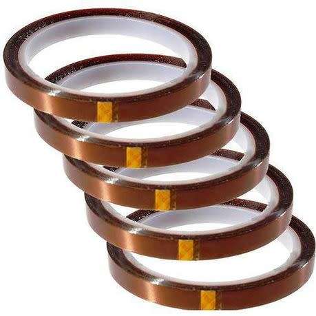 High Temperature Polyimide Film Heat Resistant Tape 0.5mm (Pack of 5) (Local Stock) (Brand New)