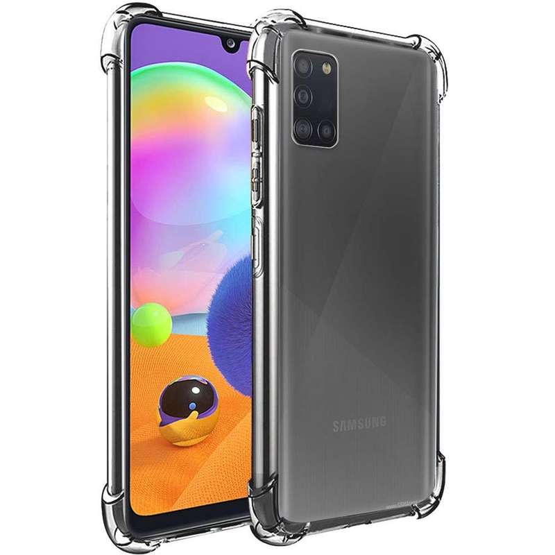 Samsung A31 Case Protective Shockproof Gel Phone Case Clear (Local Stock) (Brand New)