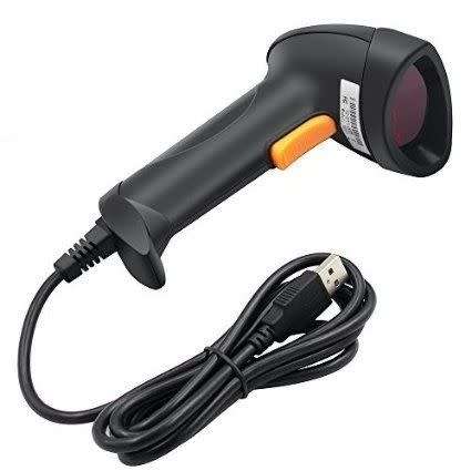 Handheld Laser Barcode Scanner USB 2.0 Wired - POS (Black) (Local Stock) (Brand New)