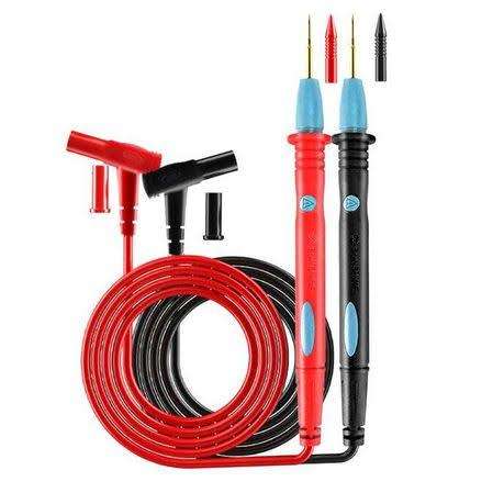 Thin Tip Multimeter Probes Stainless Steel Gold Needle Multimeter Pen (Local Stock) (Brand New)