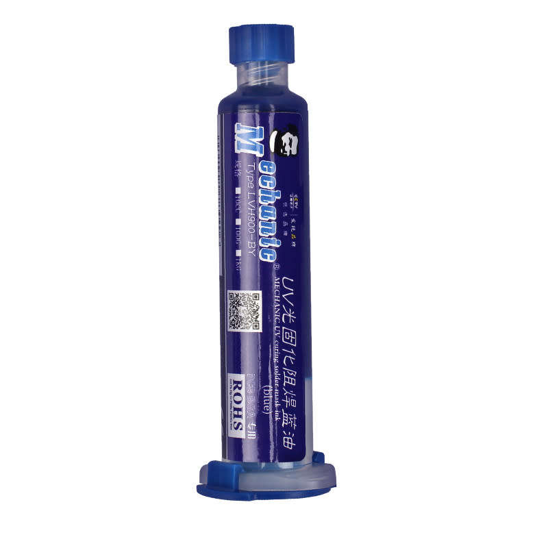 Solder Mask 10cc UV PCB Paint - UV Light Curing PCB Solder Mask (Local Stock) (Blue)
