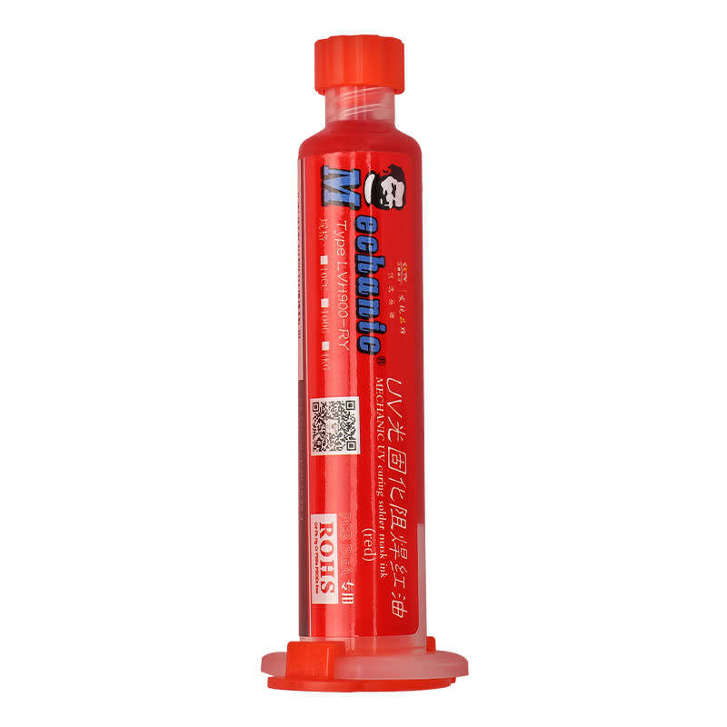 Solder Mask 10cc UV PCB Paint - UV Light Curing PCB Solder Mask (Local Stock) (Red)