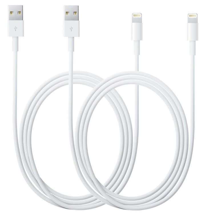 iPhone USB Lightning Cable Pack Of 2 (Local Stock) (Brand New)