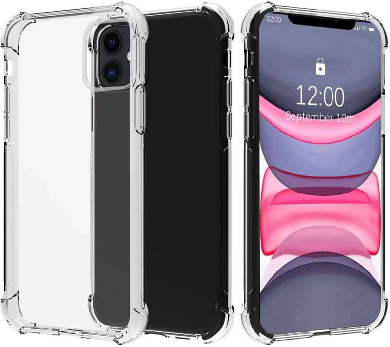 Shockproof TPU Protective Clear Pouch Gel Case For iPhone 11 (Local Stock) (Brand New)