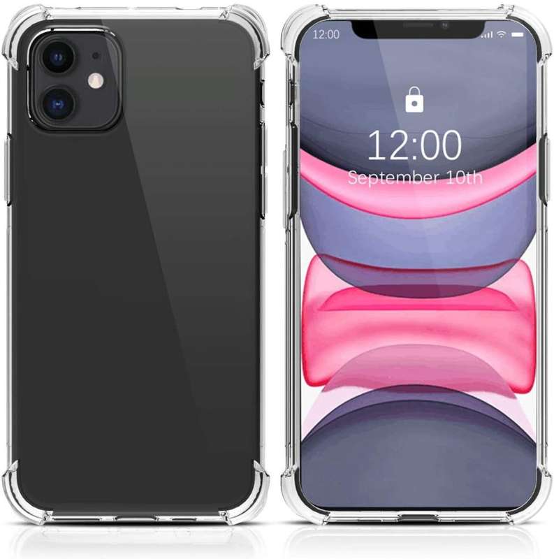 Shockproof TPU Protective Clear Pouch Gel Case For iPhone 11 (Local Stock) (Brand New)
