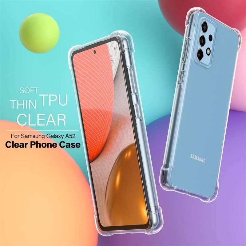 Shockproof TPU Gel Cover For Samsung A52 (Local Stock) (Brand New)