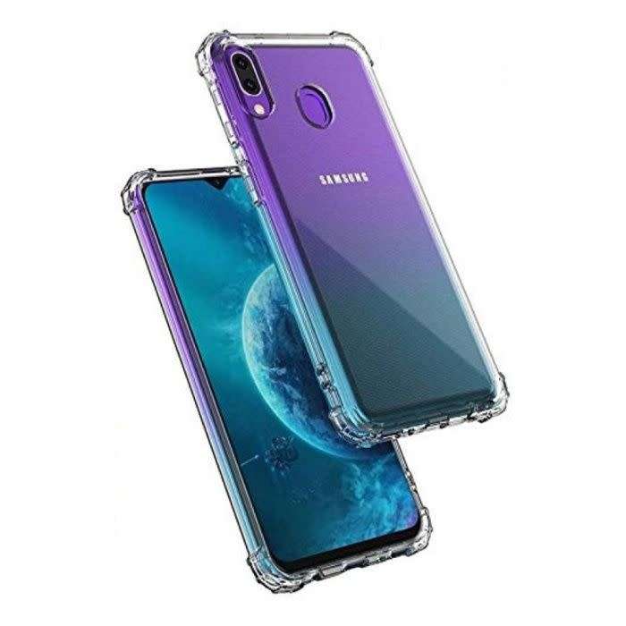 Clear Pouch TPU Gel Case Transparent Back Cover for Samsung Galaxy A20 (Local Stock) (Brand New)