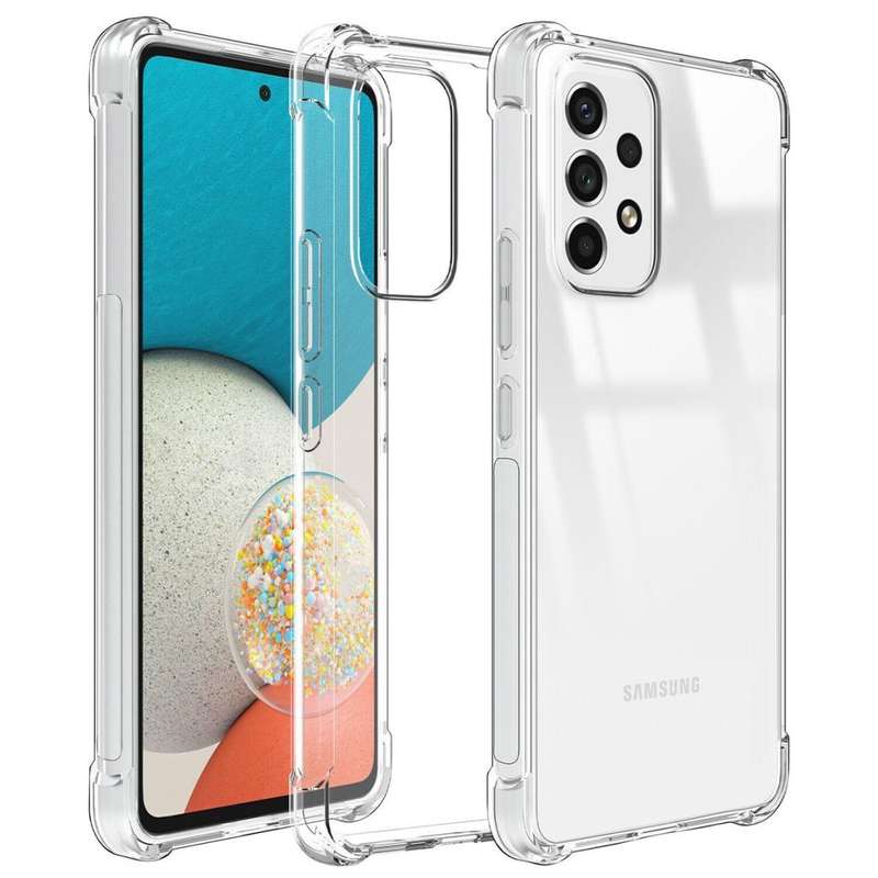 TPU Clear Pouch Gel Case & 9D Tempered Glass Double Kit for Galaxy A52s 5G (Local Stock) (Brand New)