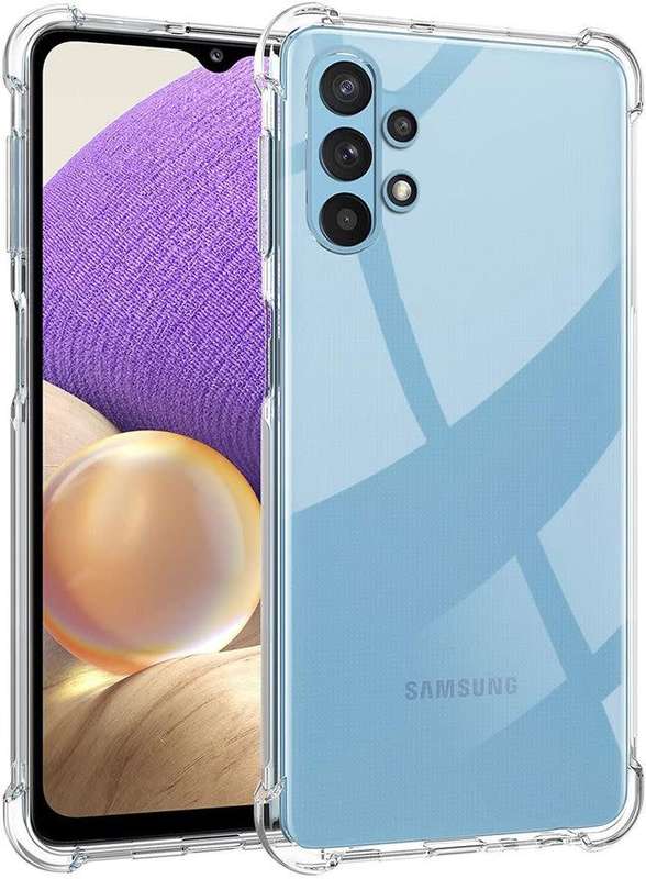 Shockproof Clear Pouch TPU Gel Case for Samsung Galaxy A32 4G (Local Stock) (Brand New)