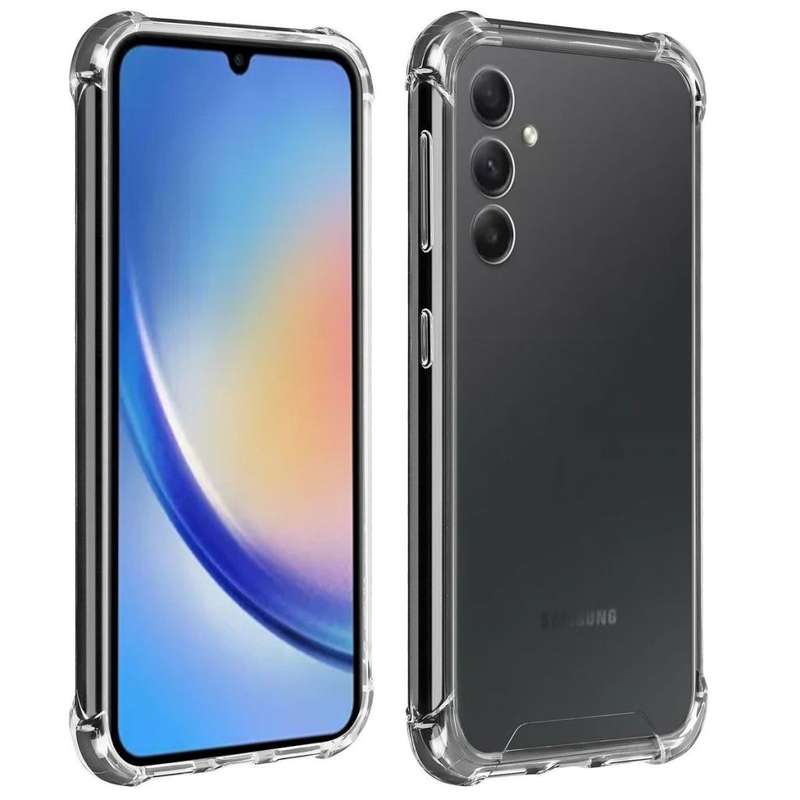 Samsung Galaxy A34 Case Protective Shockproof Gel Phone Case Clear (Local Stock) (Brand New)