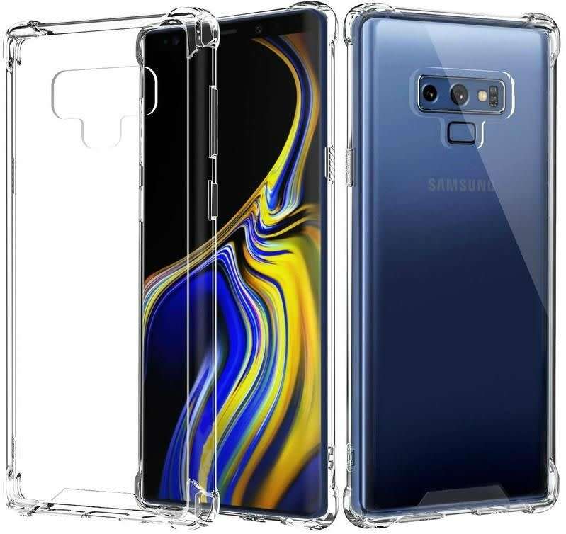 Samsung Galaxy Note 9 Transparent TPU Clear Case Pouch Shockproof (Local Stock)