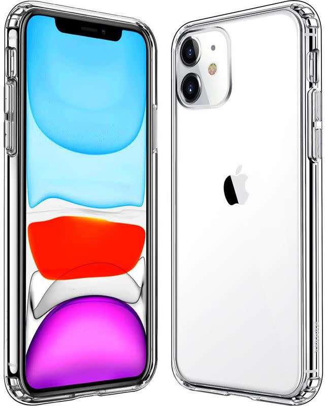 Iphone 11 Clear Shock Resistant Armor Cover Pouch (Local Stock) (Brand New)