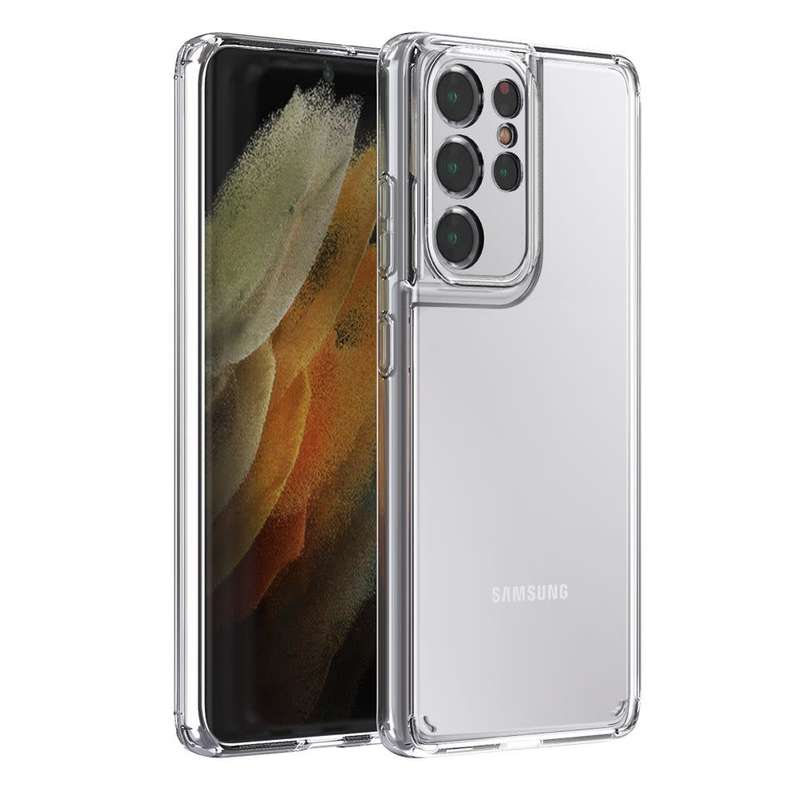 Samsung Galaxy S21 Ultra Clear Cover Pouch Shockproof  (Local Stock) (Brand New)