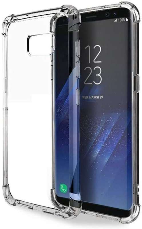 Samsung Galaxy S8 Clear Cover Pouch Shockproof  (Local Stock) (Brand New)