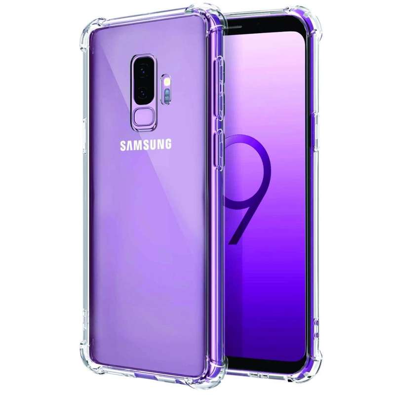 Samsung Galaxy S9 Plus Clear Cover Pouch Shockproof  (Local Stock) (Brand New)