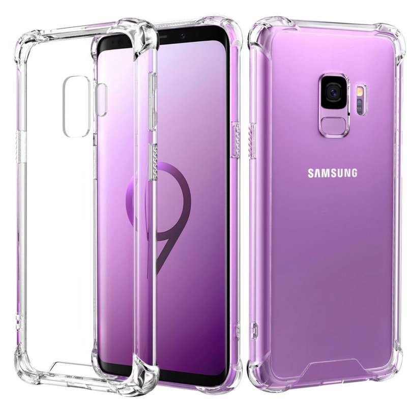Samsung Galaxy S9 Clear Cover Pouch Shockproof  (Local Stock) (Brand New)