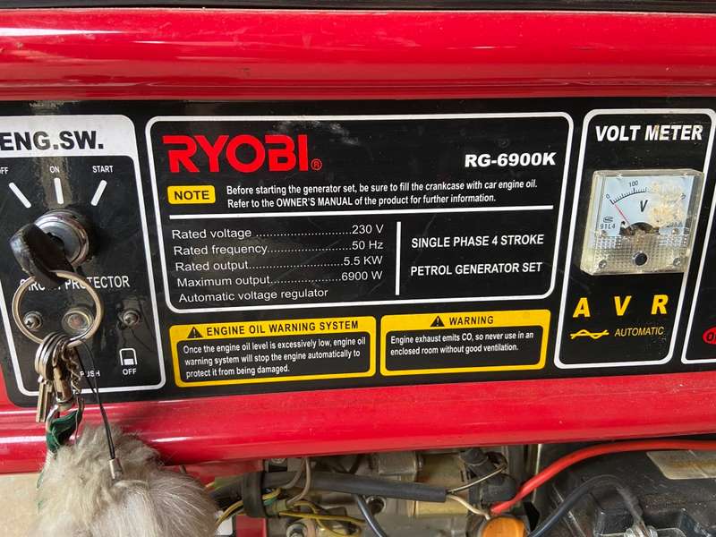 Ryobi Generator RG-6900k
