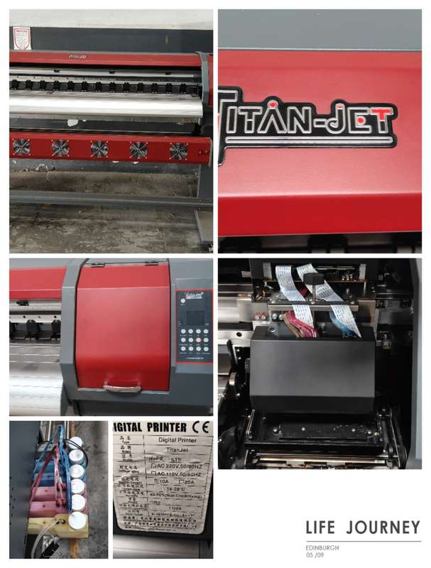 Titan Jet 1626-R Digital Solvent 1.6m Wide Format Printer