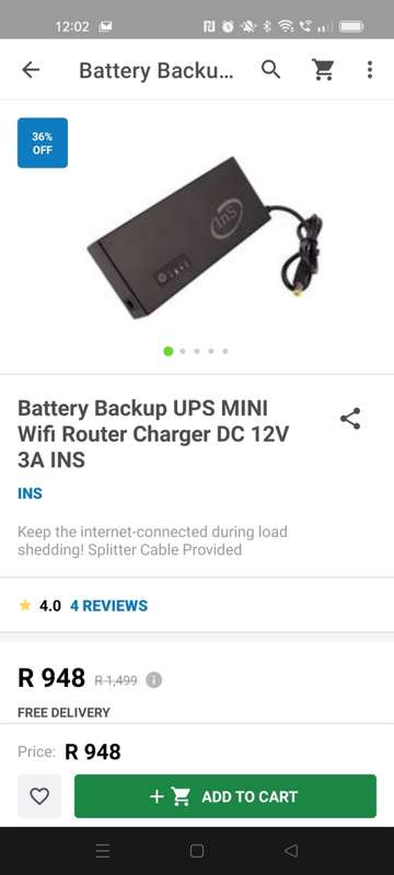 lithium Ion Battery Backup UPS MINI Wifi Router Charger DC 12V 3A Inverter