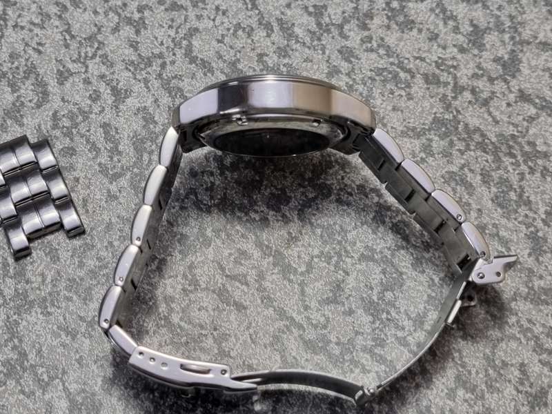 TCM Automatic watch Silver-tone Stainless Steel Chronograph