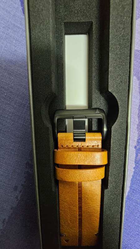 Garmin QuickFit 26 Watch Band - Chestnut Leather