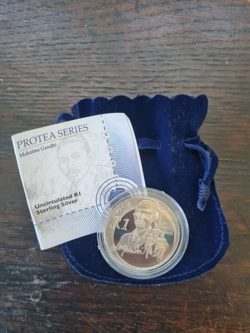 2008 Gandhi Silver R1 Uncirculated