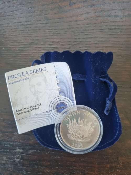 2008 Gandhi Silver R1 Uncirculated