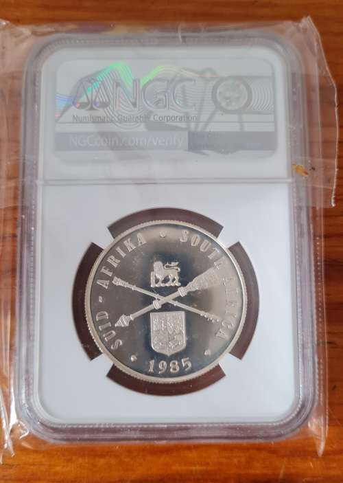 1985 S.Africa Silver 1 Rand - Parliament Anniversary