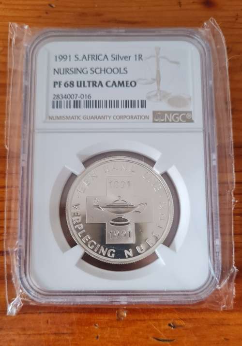 1991 S Africa Silver 1 Rand