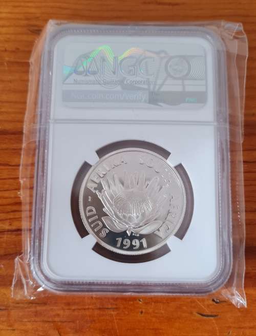 1991 S Africa Silver 1 Rand