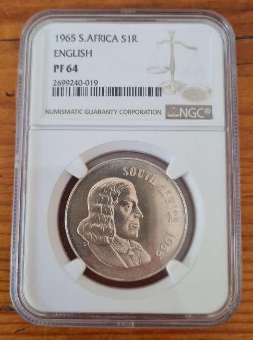1965 SA Silver Rand - English - PF64