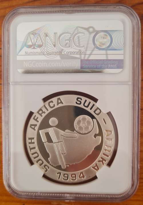 1994 SA Silver 2 Rand - World Cup Soccer - PF69 Ultra Cameo