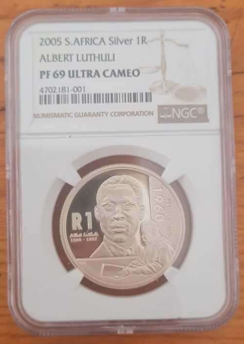 2005 Silver 1 Rand - Albert Luthuli