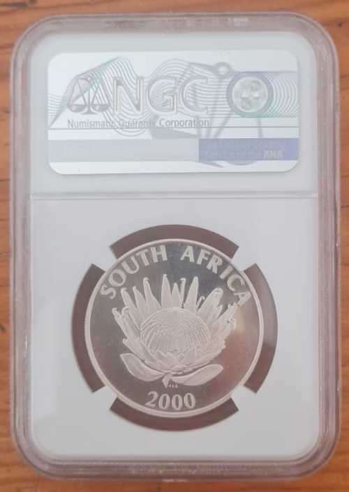 2000 Silver 1 Rand - Wine Production