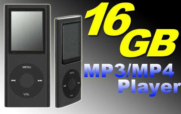 16GB MP3 Player - NEW