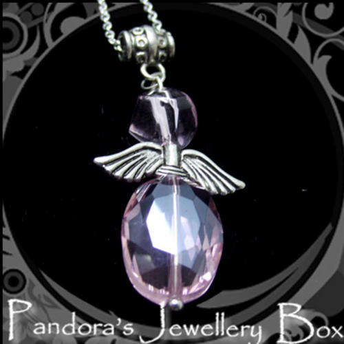 Guardian Angel Silver Necklace
