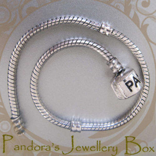 Dark Silver Plated EURO Bracelet - 18cm