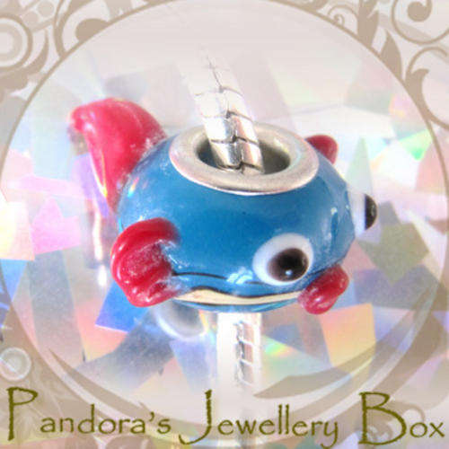 Cute Handmade Animal-shaped Murano Bead Charm for Pandora Bracelet