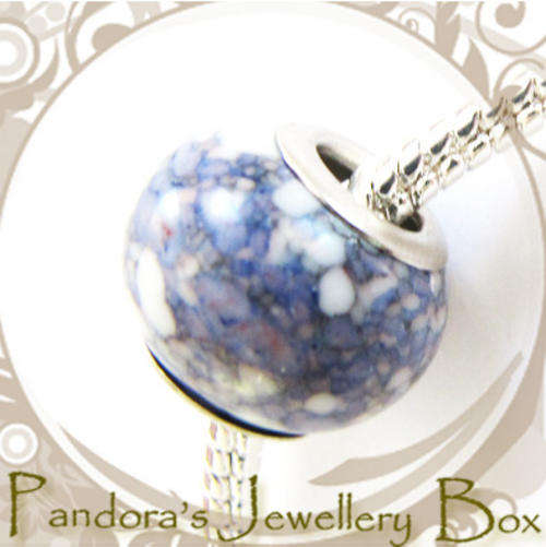UNIQUE: Howlite Bead Charm for EURO Bracelet