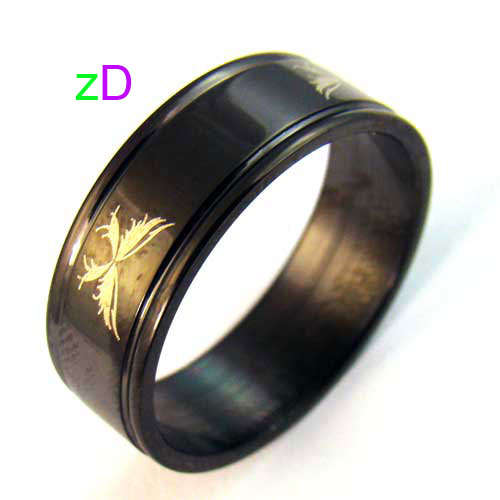 VALENTINES SPECIAL: FREE SHIPPING Stylish Men's Stainless 316L Steel Band Ring - Size 11