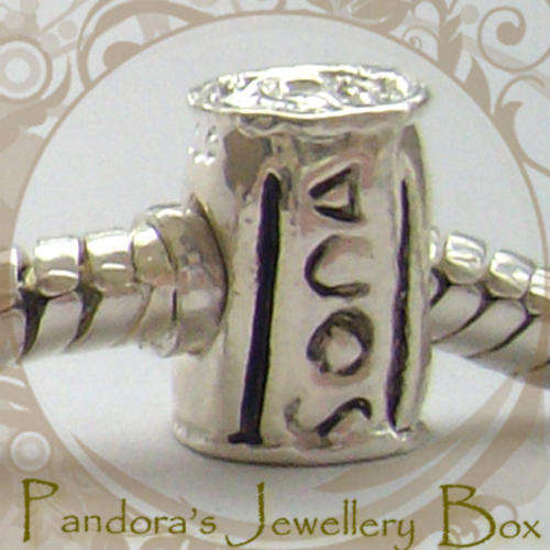 SODA CAN 925 Sterling Silver EURO Bead Charm