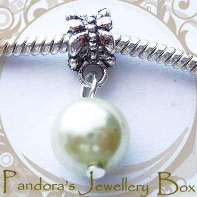Nice Heavyweight Feel Tibetan Silver EURO Charm Bead Dangle