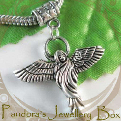 Angel Tibetan Silver Bead Charm